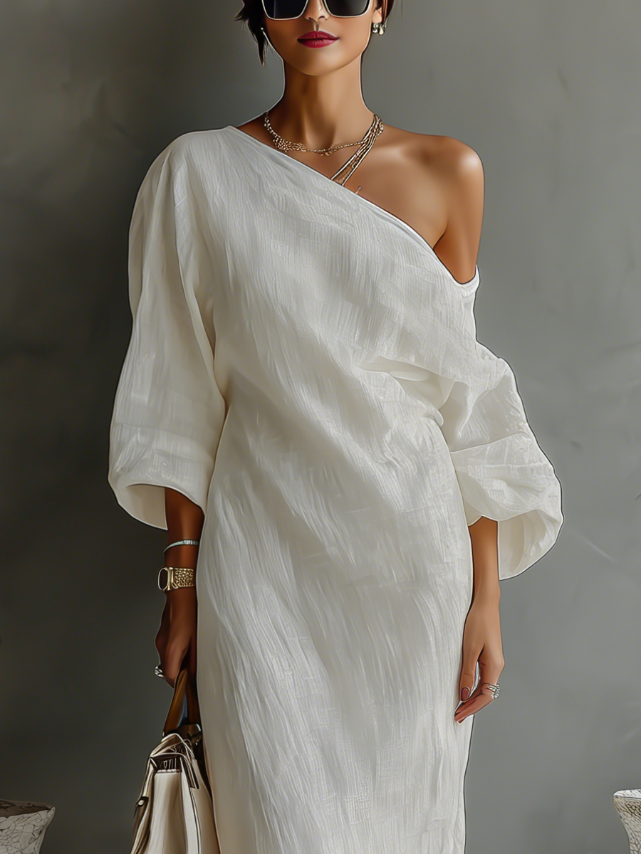 Alexia - Vestido Elegante Fluido